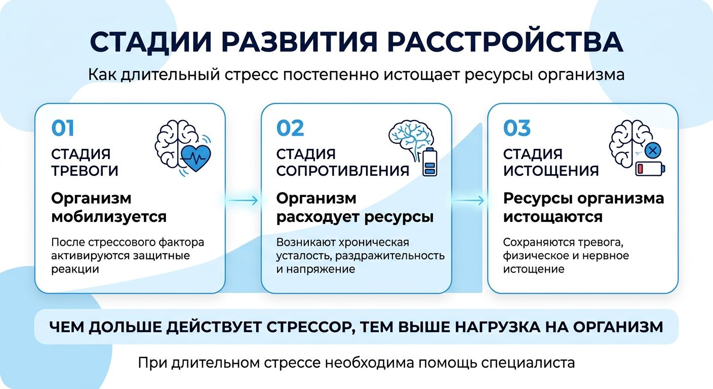 Лечение стресса в Куртамыше инфографика